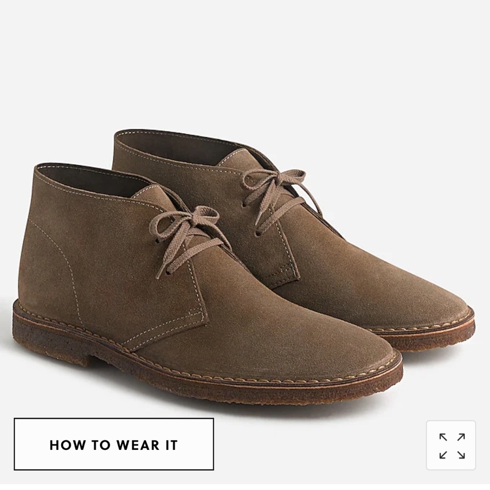 J.Crew Unisex 1990 MacAlister boot in suede Boots